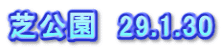芝公園　29.1.30