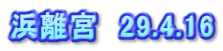 浜離宮　29.4.16